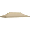 Beige juhlateltan katto Parthenia 6x3 m (270 g/m²)