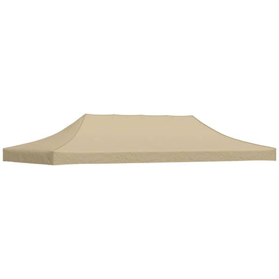 Beige juhlateltan katto Parthenia 6x3 m (270 g/m²)