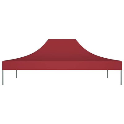 Viininpunainen juhlateltan katto Parthenia 4x3 m (270 g/m²)