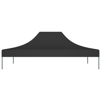 Musta juhlateltan katto Harton 4x3 m (270 g/m²)