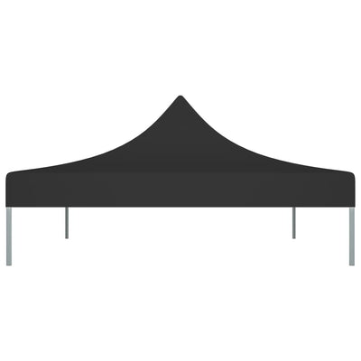 Musta juhlateltan katto Harton 4x3 m (270 g/m²)
