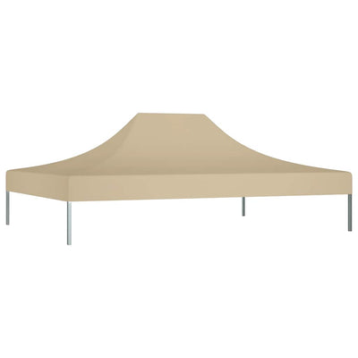 Beige juhlateltan katto Parthenia 4,5x3 m (270 g/m²)