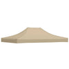 Beige juhlateltan katto Parthenia 4,5x3 m (270 g/m²)
