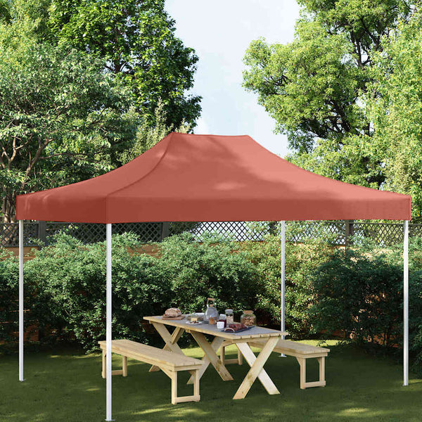 Juhlateltan katto 4,5x3 m terrakotta 270 g/m²