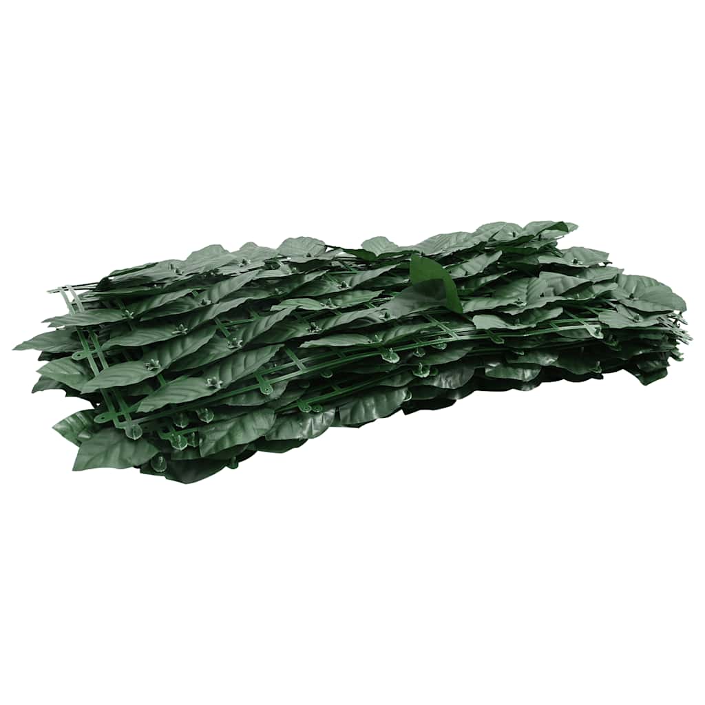 Parvekkeen suoja tummanvihreillä lehdillä 300x150 cm