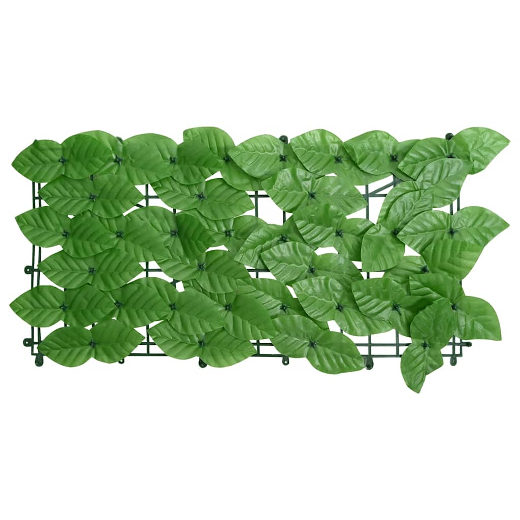 Parvekkeen suoja vihreillä lehdillä 300x100 cm