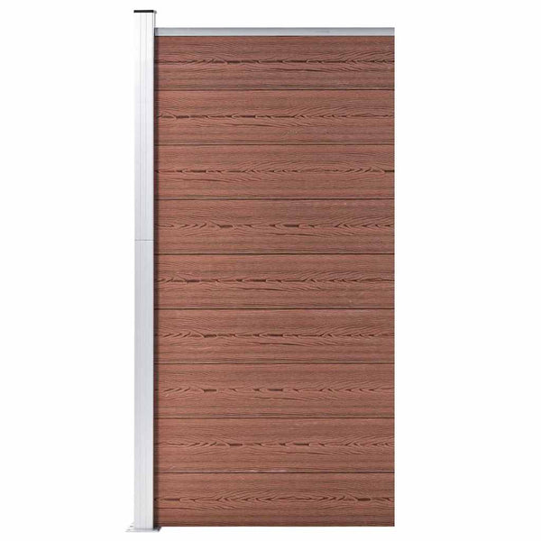 Aitapaneeli WPC 95x186 cm ruskea