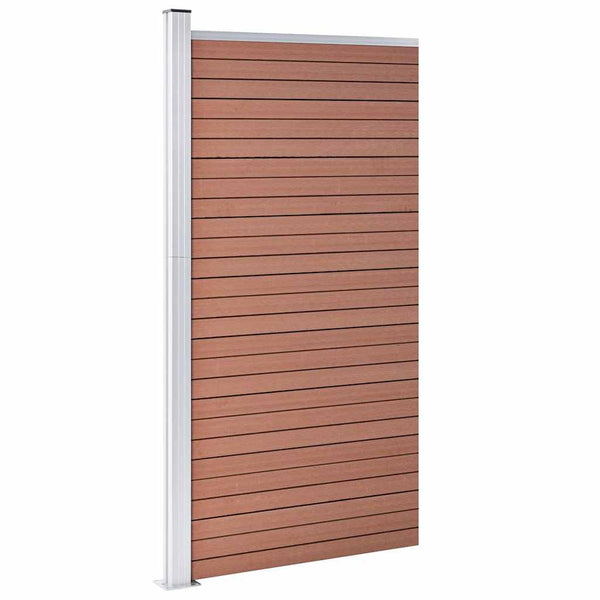 Aitapaneeli WPC 95x186 cm ruskea