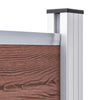 Aitapaneeli WPC 95x186 cm ruskea
