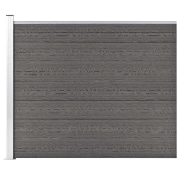 Aitapaneeli WPC 175x146 cm harmaa
