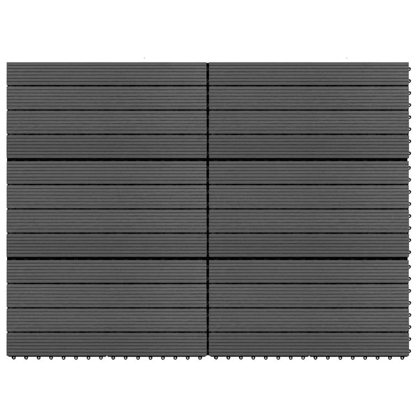 Musta terassilaatat Valodin 60x30cm (6 kpl 1,08 m² wpc)