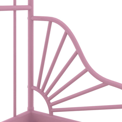 Pinkki jatkettava sängynrunko Viceslav 80x130/200cm (metalli)