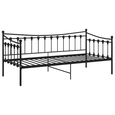 Sohvasängyn runko musta metalli 90x200 cm