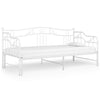 Valkoinen vuodesohvan runko Sinina 90x200cm (metalli)
