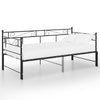 Vuodesohvan runko musta metalli 90x200 cm