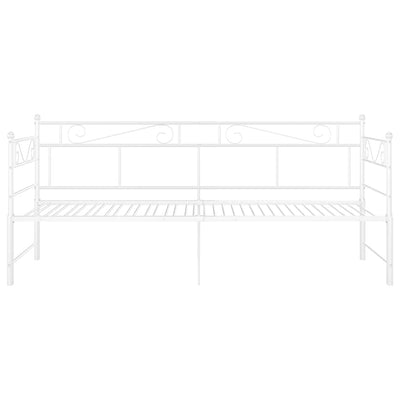 Valkoinen vuodesohvan runko Lenica 90x200cm (metalli)