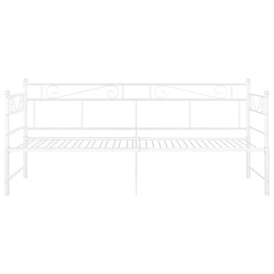 Vuodesohvan runko valkoinen metalli 90x200 cm