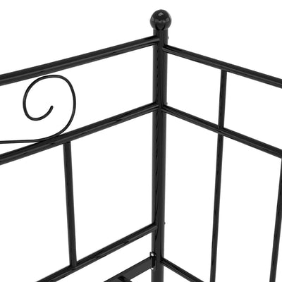 Musta sohvasängyn runko Tavinel 90x200cm (metalli)