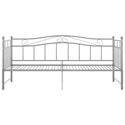 Vuodesohvan runko harmaa metalli 90x200 cm