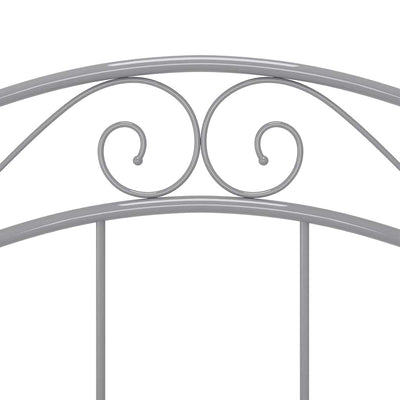 Harmaa sängynrunko Dinul 100x200cm (metalli)