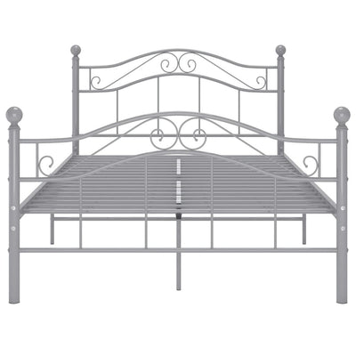 Harmaa sängynrunko Totosel 120x200cm (metalli)