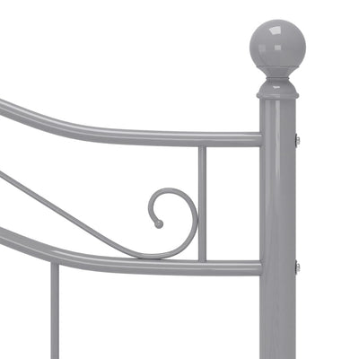 Harmaa sängynrunko Totosel 120x200cm (metalli)