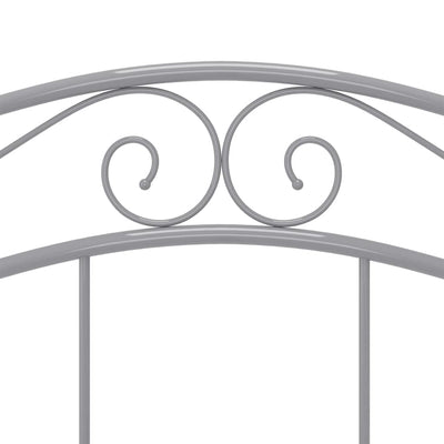 Harmaa sängynrunko Totosel 120x200cm (metalli)