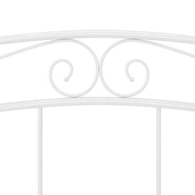 Valkoinen sängynrunko Totosel 180x200cm (metalli)