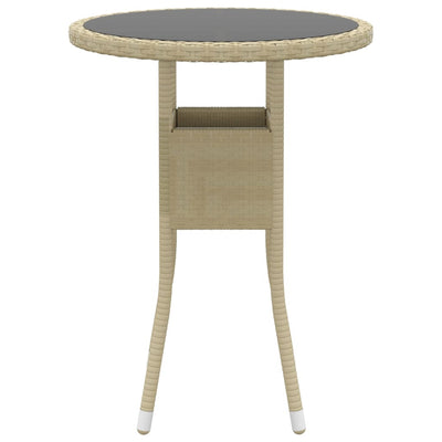 5-osainen Ulkokalustesarja polyrottinki beige