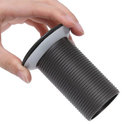 Harmaa vesilukko tulpalla ilman ylivuotoa Franta 6,4x6,4x9,1cm