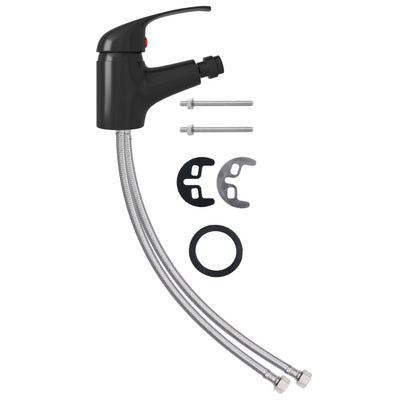 Musta kylpyhuoneen bideehana Gherghelusa 13x12cm