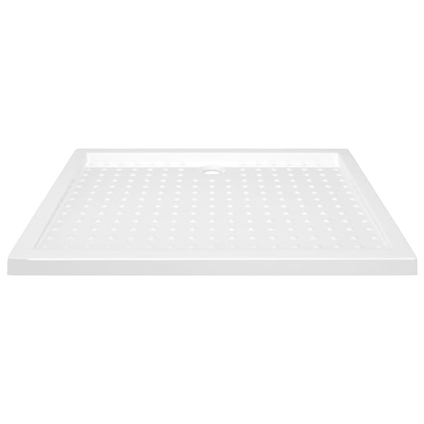 Suihkualusta valkoinen 80x100x4 cm ABS