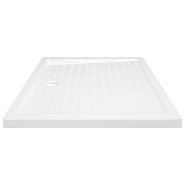 Suihkualusta valkoinen 80x100x4 cm ABS