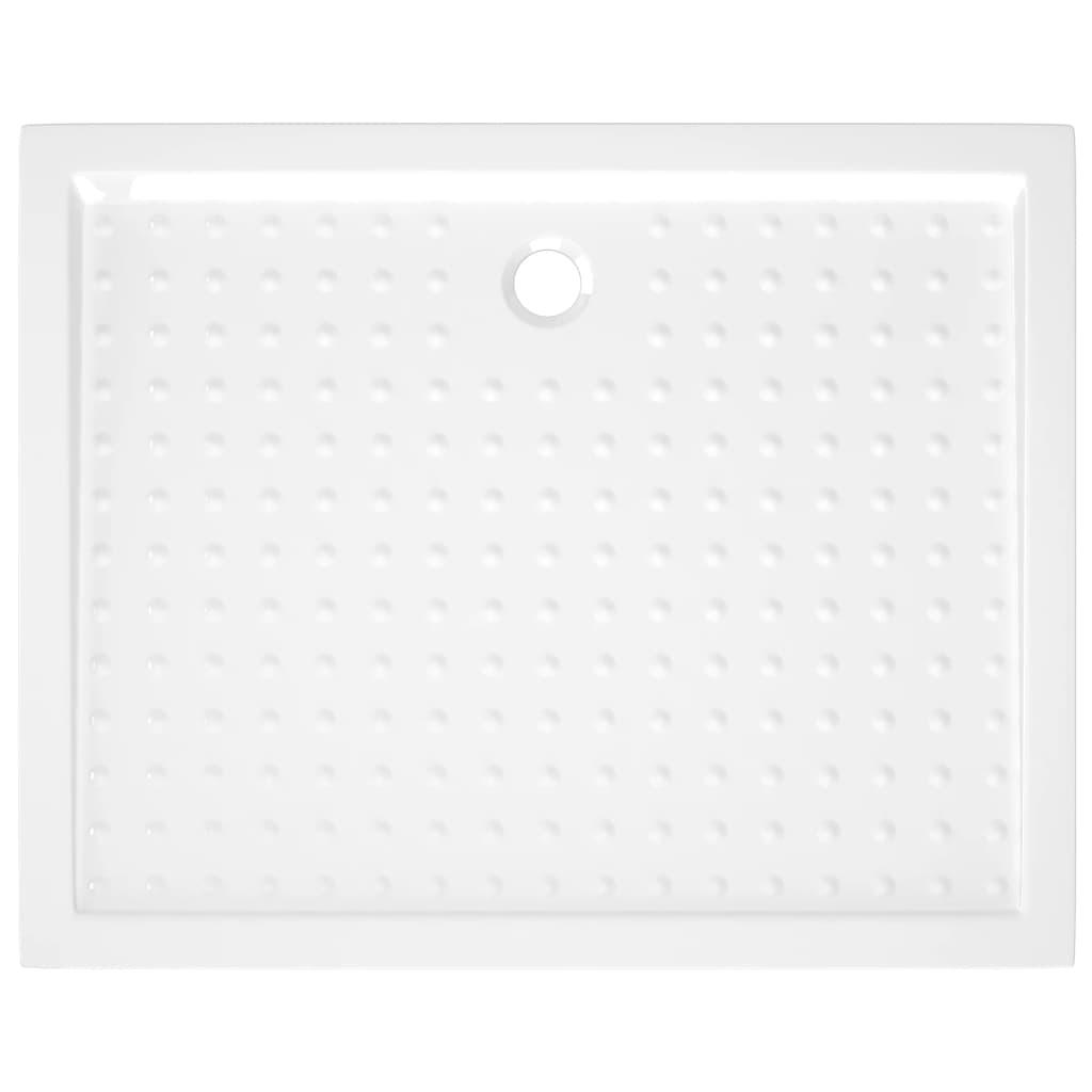 Suihkualusta valkoinen 80x100x4 cm ABS