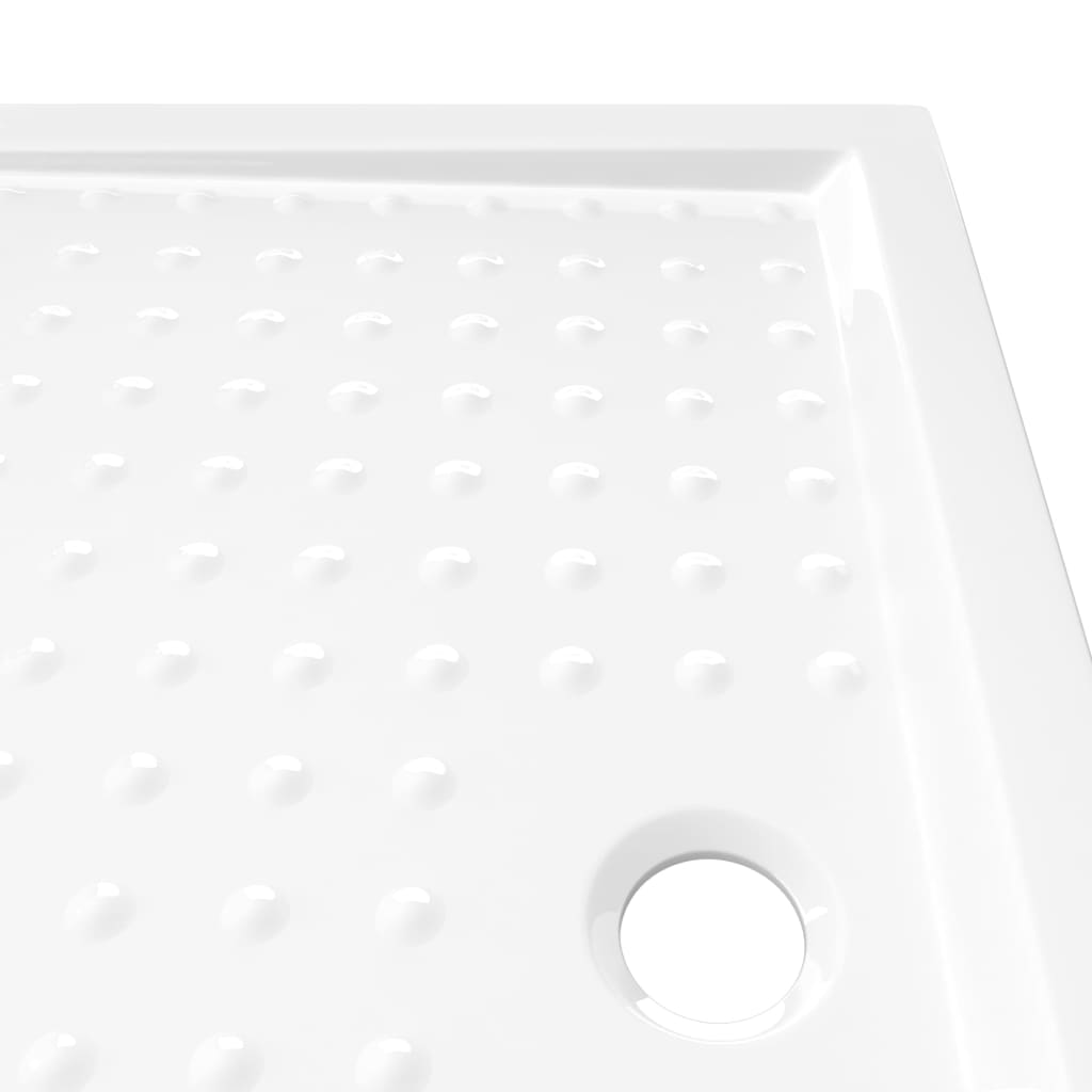 Suihkualusta valkoinen 80x100x4 cm ABS