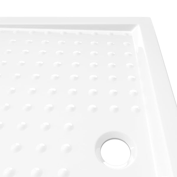 Suihkualusta valkoinen 80x100x4 cm ABS