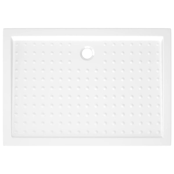 Valkoinen suihkualusta Notentiu 70x100x4cm (abs)