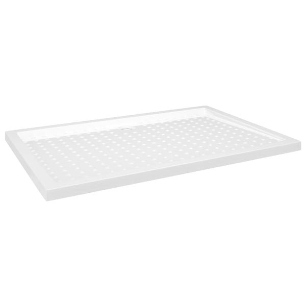 Suihkualusta valkoinen 80x120x4 cm ABS
