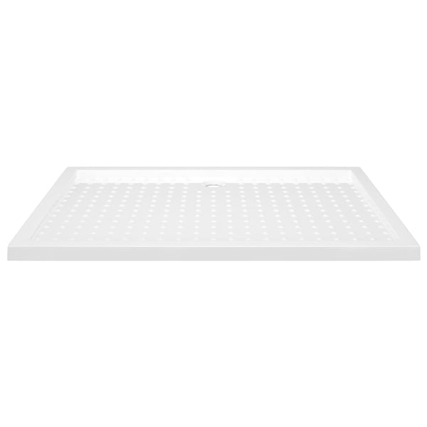 Suihkualusta valkoinen 80x120x4 cm ABS