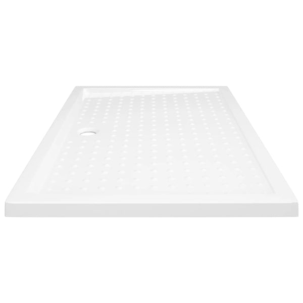Suihkualusta valkoinen 80x120x4 cm ABS