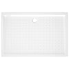 Suihkualusta valkoinen 80x120x4 cm ABS