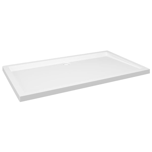 Valkoinen suihkualusta suorakaide Randeanu 70x120cm (abs)