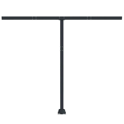 Antrasiitti markiisin tolppasarja Meldan 300x245cm (rauta)