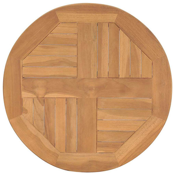 Bistropöytä Ø60x75,5 cm täysi tiikki