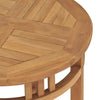 Bistropöytä Ø60x75,5 cm täysi tiikki