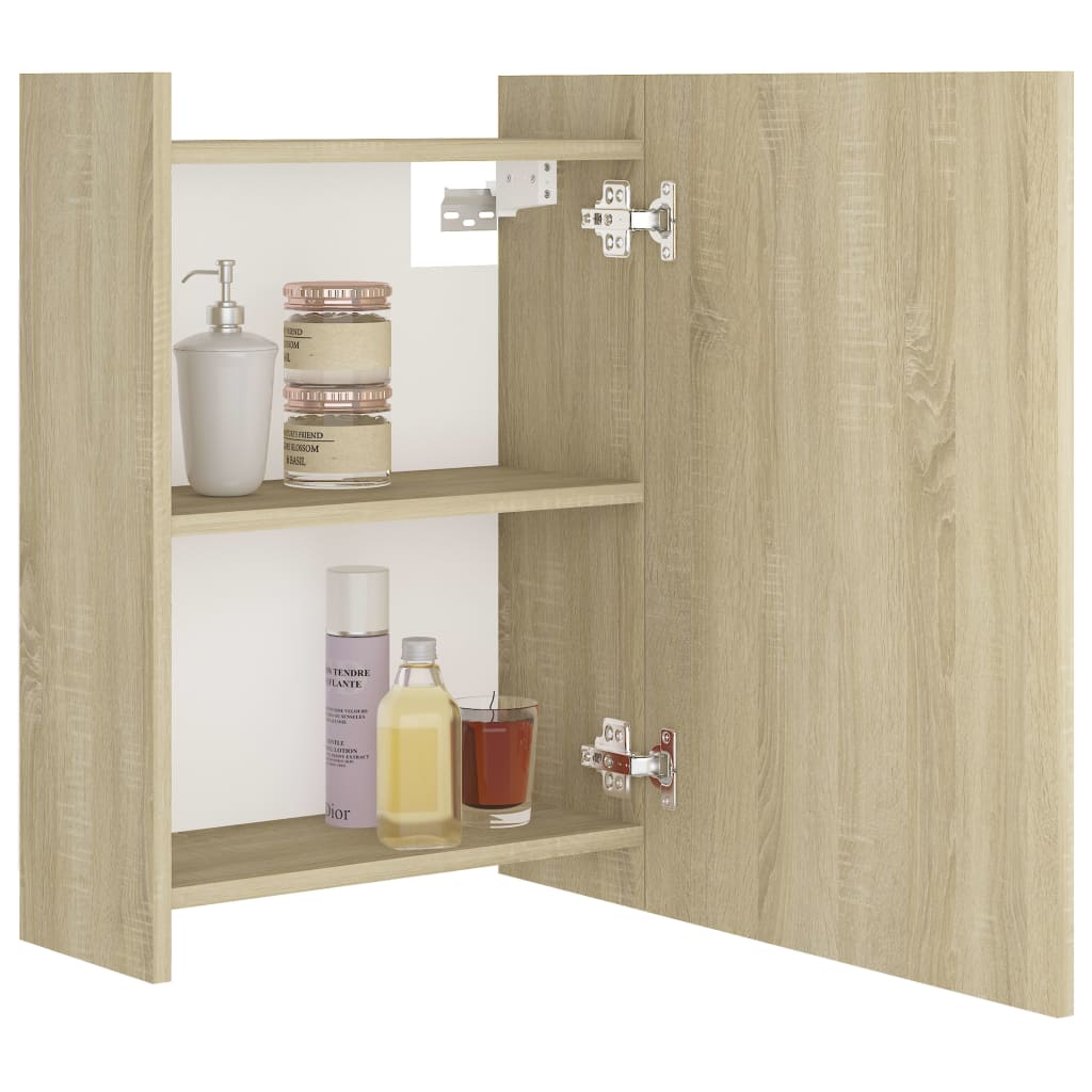 Kylpyhuoneen peilikaappi sonoma Tiney 62,5x20,5x64cm (puinen)