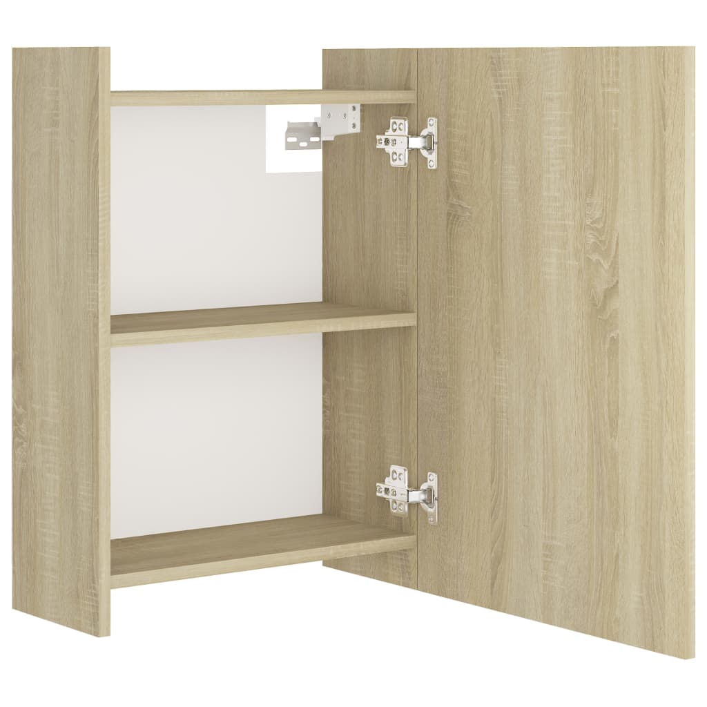 Kylpyhuoneen peilikaappi sonoma Tiney 62,5x20,5x64cm (puinen)