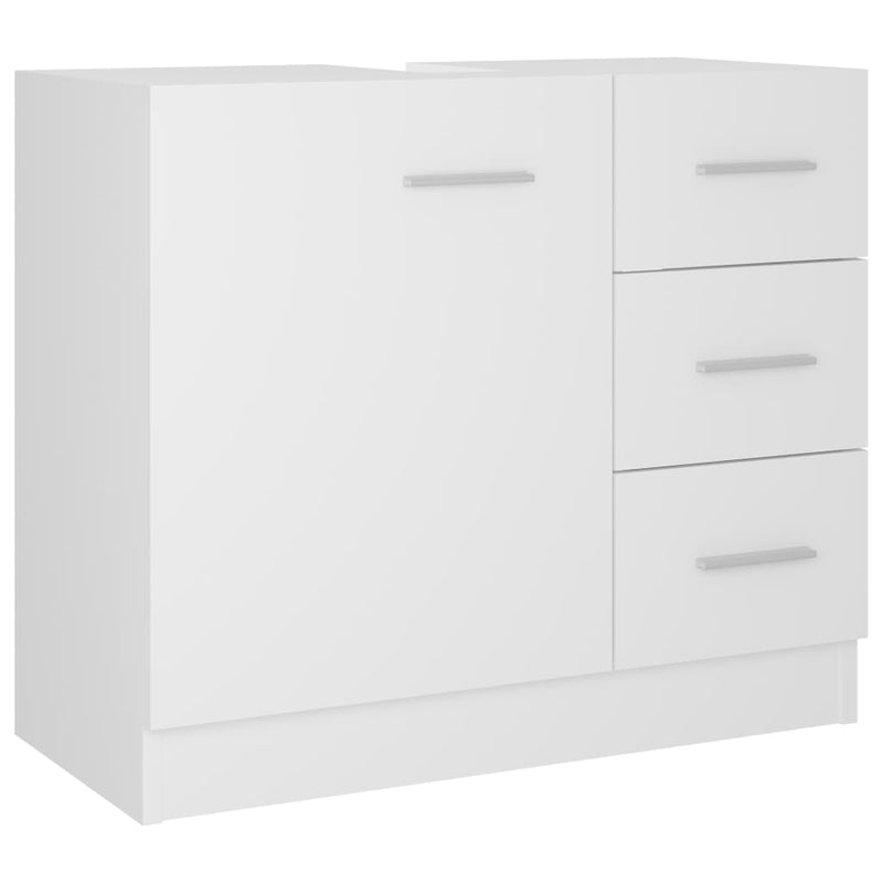 Valkoinen allaskaappi Arethya 63x30x54cm (puinen)