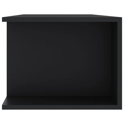 TV-taso LED-valoilla musta 135x39x30 cm