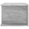TV-taso LED-valoilla betoninharmaa 90x39x30 cm
